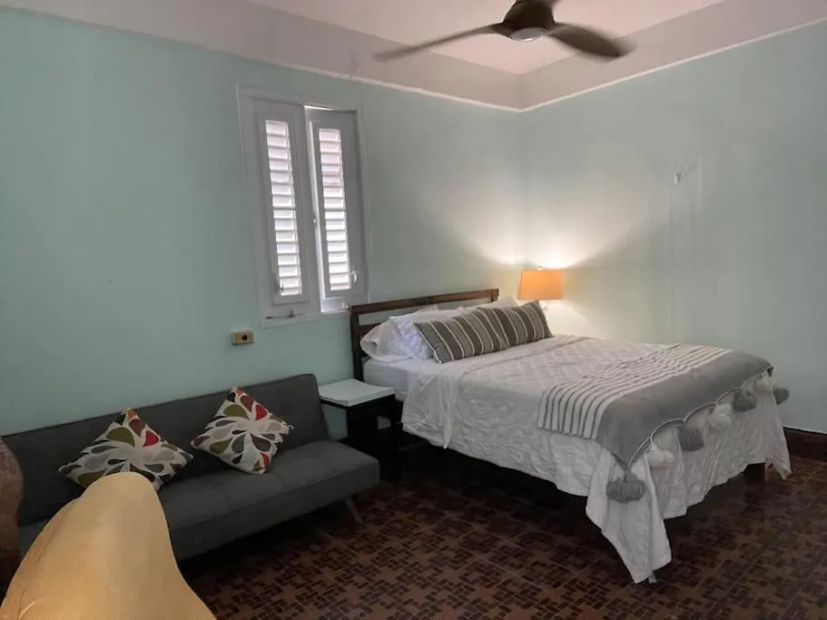 公寓 Fresh Tropical Colonial Style Walk-Up- Rooftop Terrace- Beach View 圣胡安 波多黎各